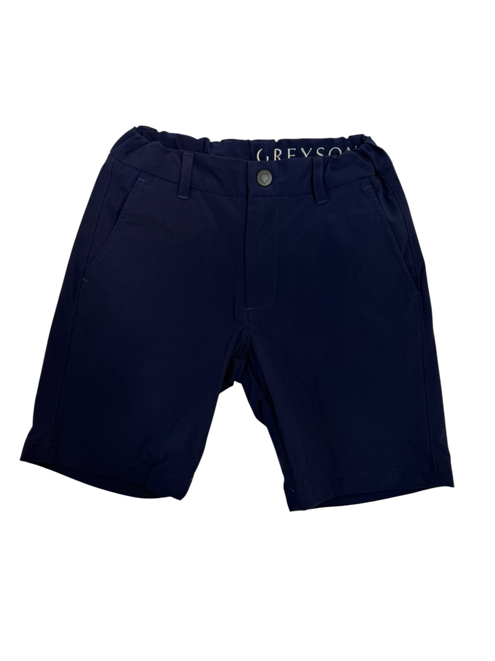 Boys Greyson Performance Golf Shorts Navy Blue Youth Size 5